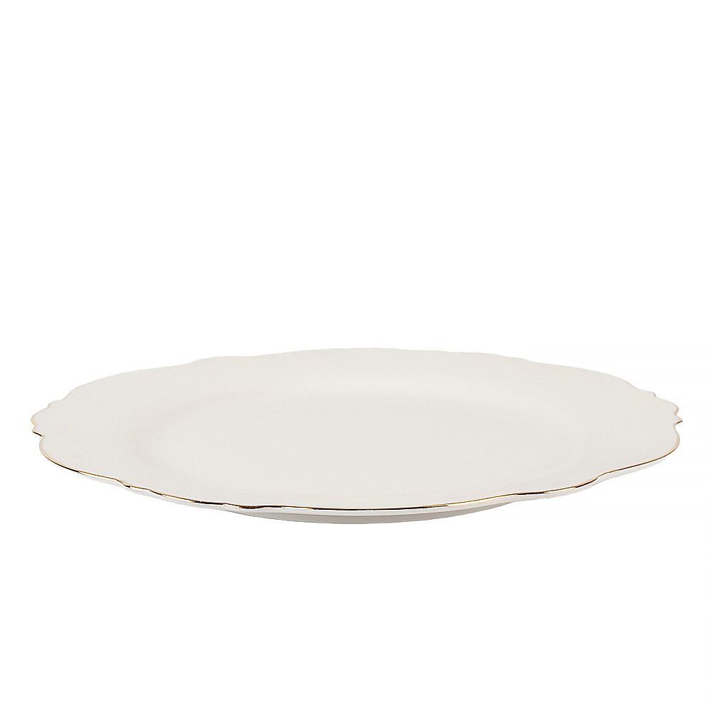 Набор тарелок 6 шт "White" d=27/21,5см/19см (фарфор) (подарочная упаковка)