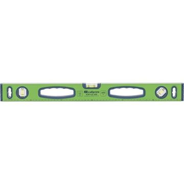 Уровень алюминиевый УСМ-0,5-1000, фрезерованный, 3 глазка, магнитный, рукоятки, 1000 мм Сибртех 34117