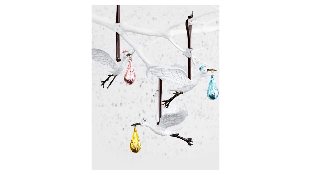 Украшение декоративное 12см Michael Aram Аист