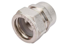 V/S (F) 15*1/2", муфта труба-вн.резьба, НИКЕЛЬ