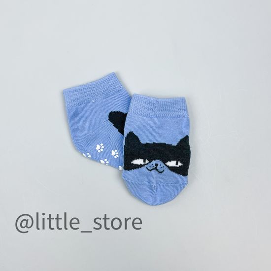 Носочки хлопковые "Котик" со стоперами