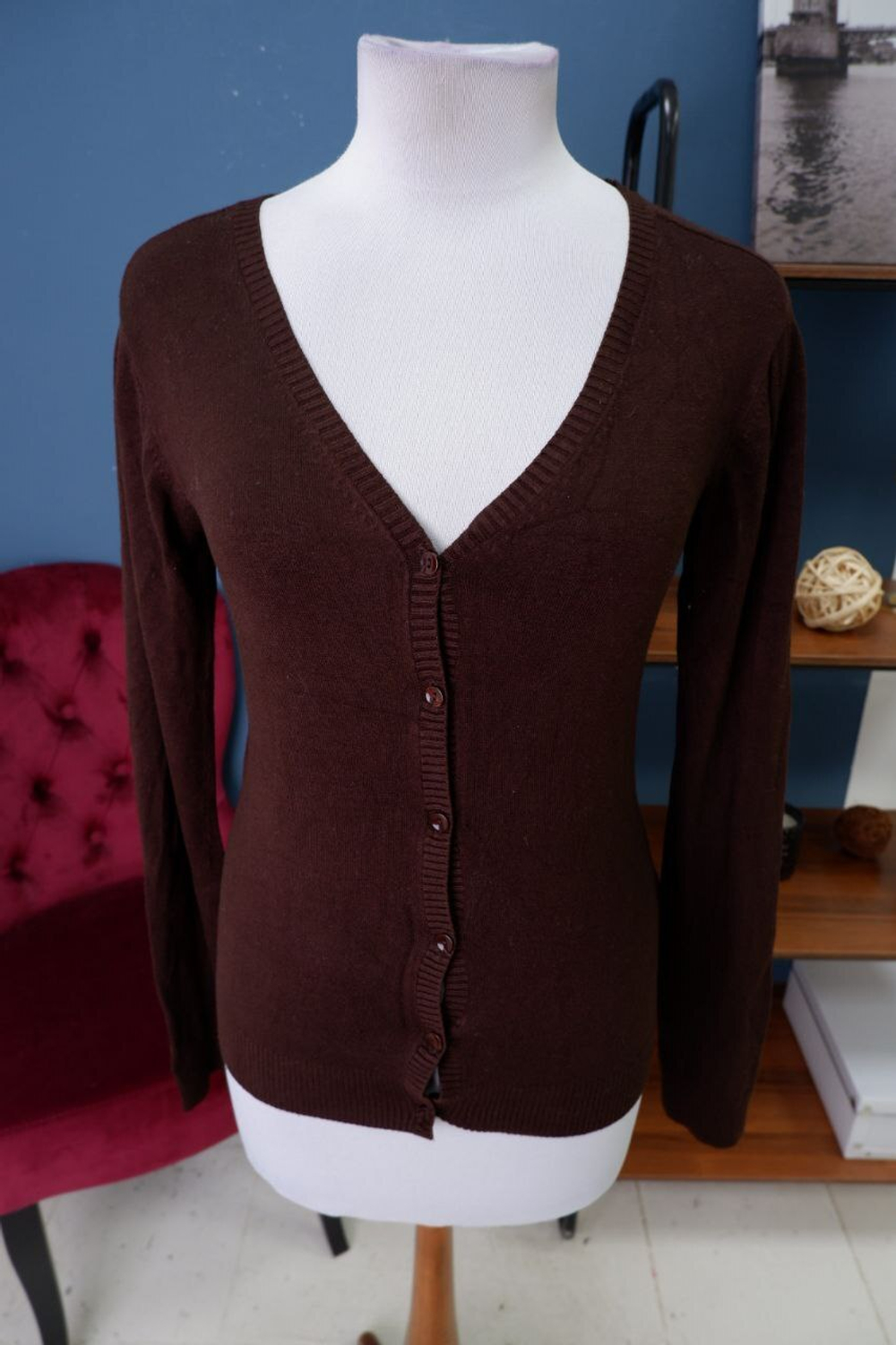 Кардиган Zara на пуговицах 46 размер