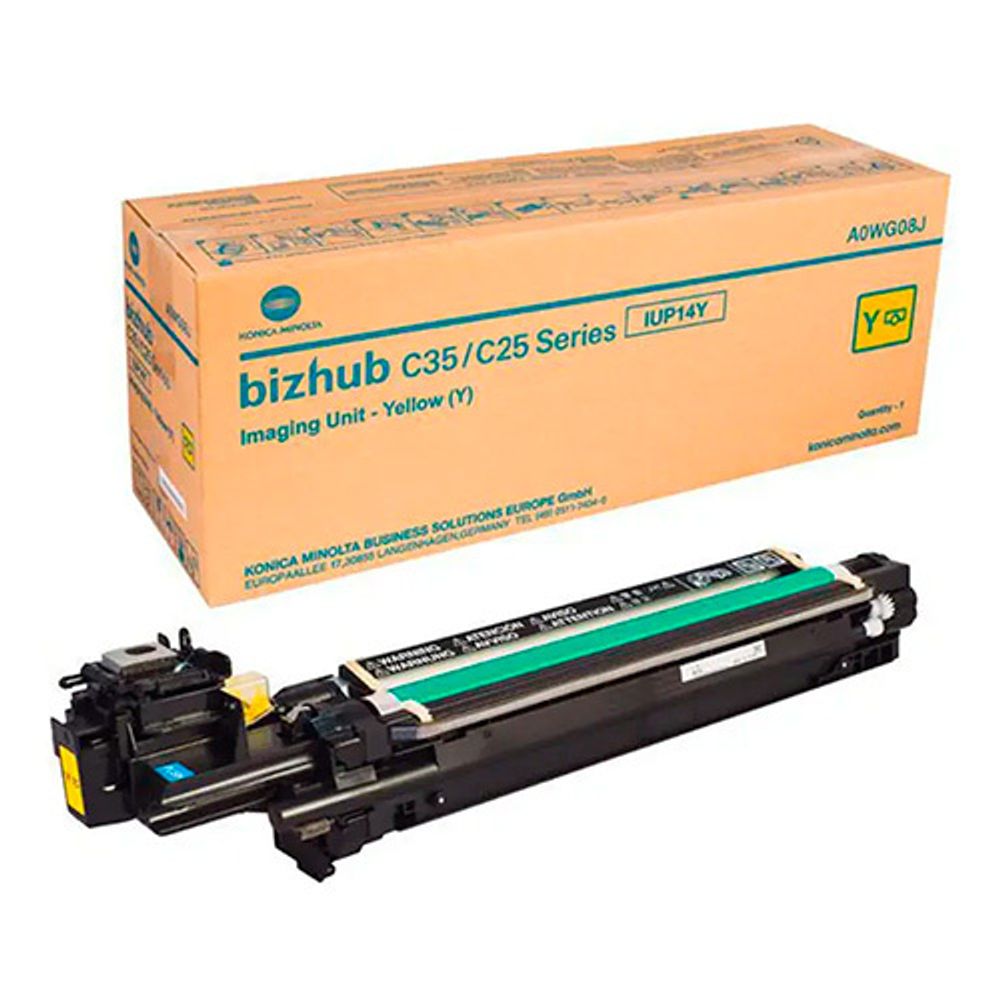 Блок барабана Konica-Minolta bizhub C25/C35/C35P желтый IUP-14Y A0WG08J