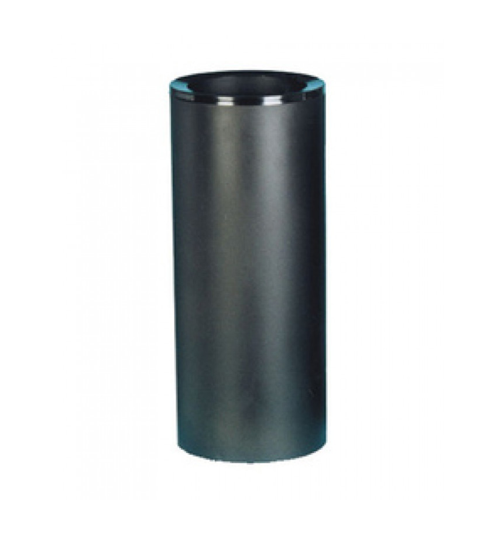 Урна офисная металлическая черная