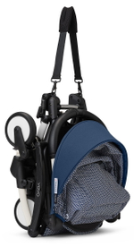 Коляска Stokke YOYO3 Newborn Pack рама белая White 2 в 1 Air France Blue
