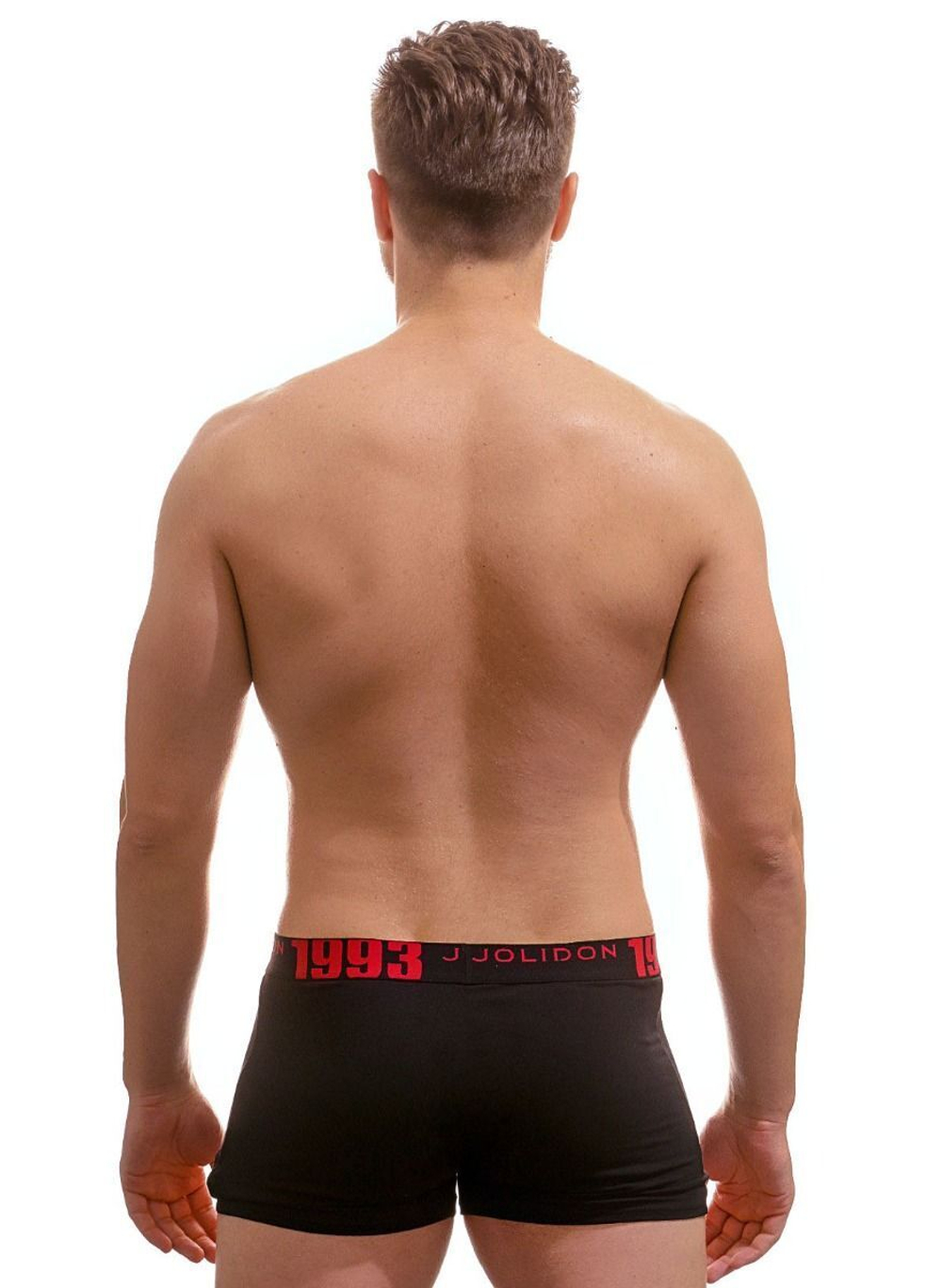 Хлопковые трусы-боксеры с принтом на резинке (Размер: XL) (Цвет: красный)