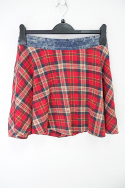 Юбка в стильную клетку 44 размер