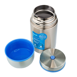 Термос для еды Biostal Авто (0,6 литра) с термочехлом, стальной