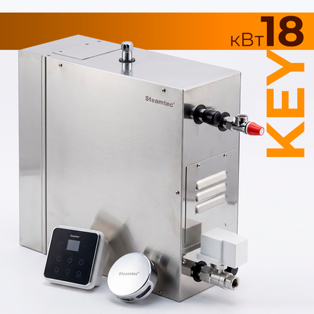 Steamtec TOLO KEY 180 - 18 кВт (ВЛАГОСТОЙКИЙ модуль управления), парогенератор для хамама и турецкой бани