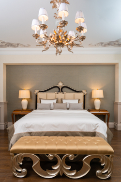 Постельное белье 2 спальное евро макси Сlaire Batiste Atelier Seine бело-зеленое