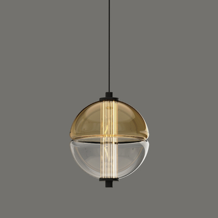 Подвесной светильник MD24022079-1A black/amber