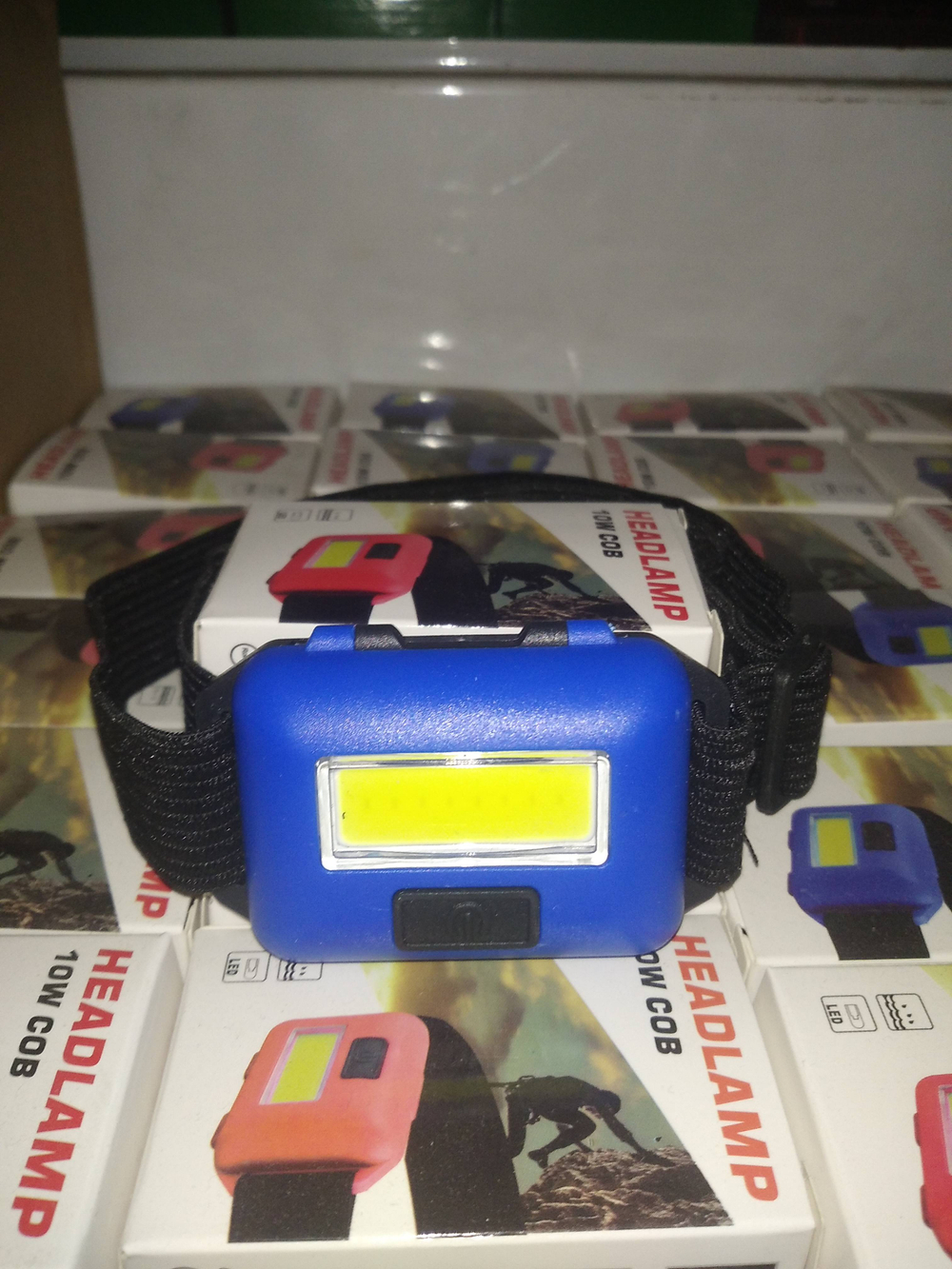 Фонарь налобный 10W COB