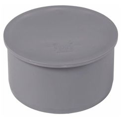 Заглушка Ostendorf 32 мм HTM Внутр.кан. PPS серый