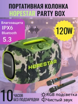 Портативная колонка Party Box хаки