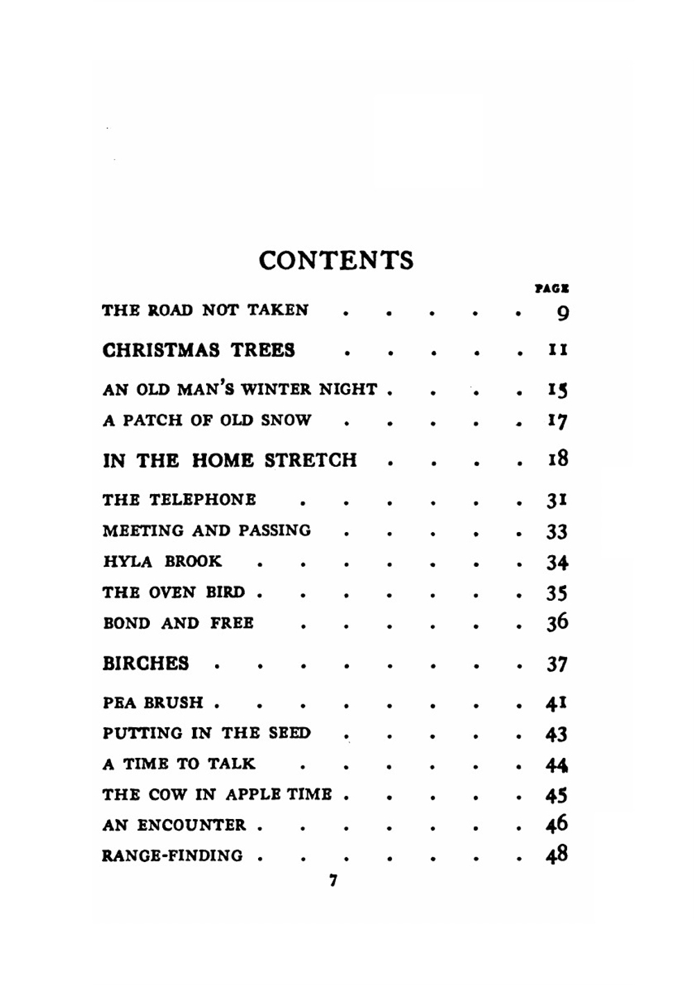 Mountain interval | R. Frost