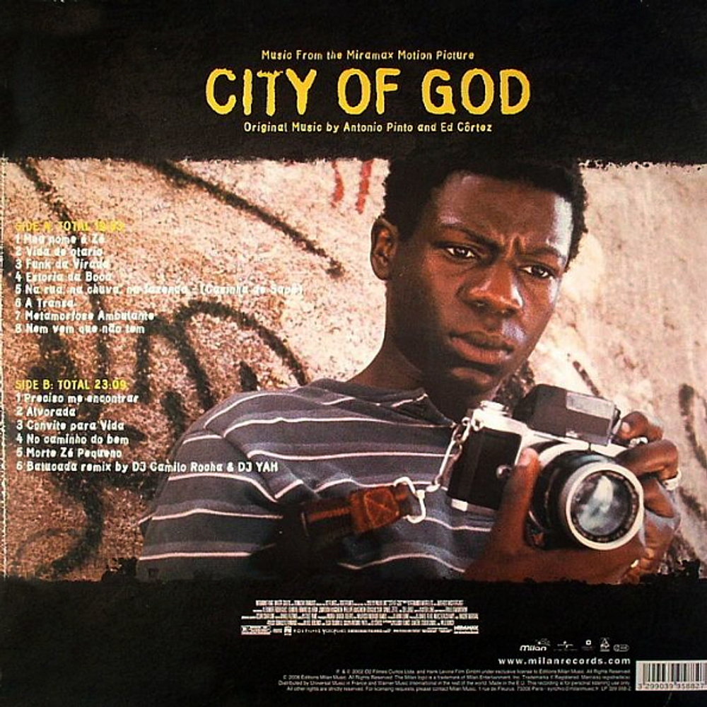 Soundtrack / Antonio Pinto & Ed Cortes: City Of God (LP)