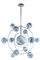 1585L-MD-12+1 CHROME (1) Люстра Veneto Luce