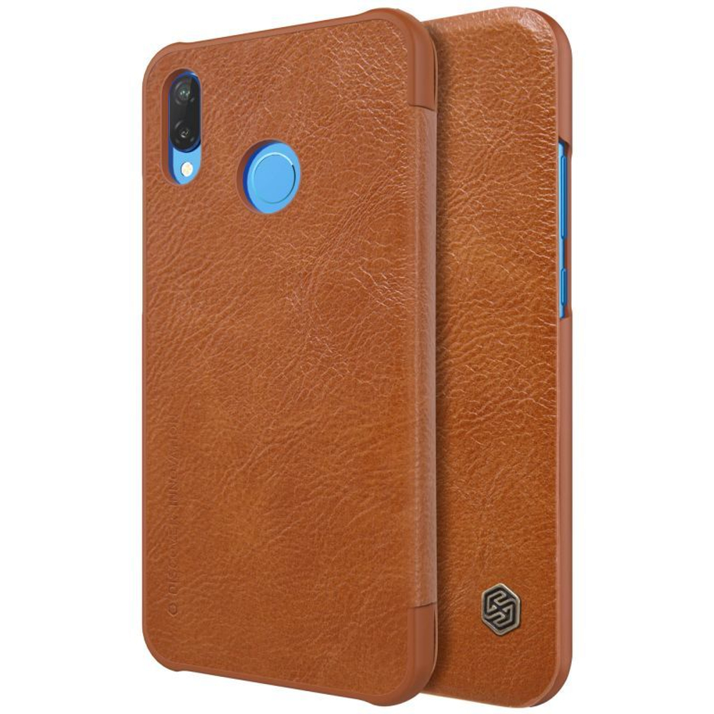 Кожаный чехол-книжка Nillkin Leather Qin для Huawei P20 Lite / Nova 3e