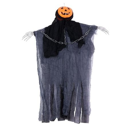 Игрушка "Подвесная тыква с цепями в лохмотьях" 1 шт