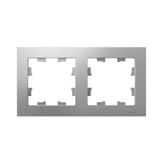 Рамка 2-м AtlasDesign универс. алюм. SE ATN000302