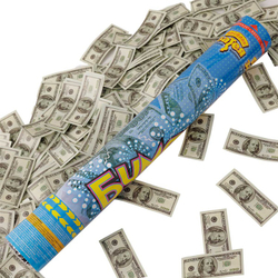 Хлопушка Бумфети 40см Доллар