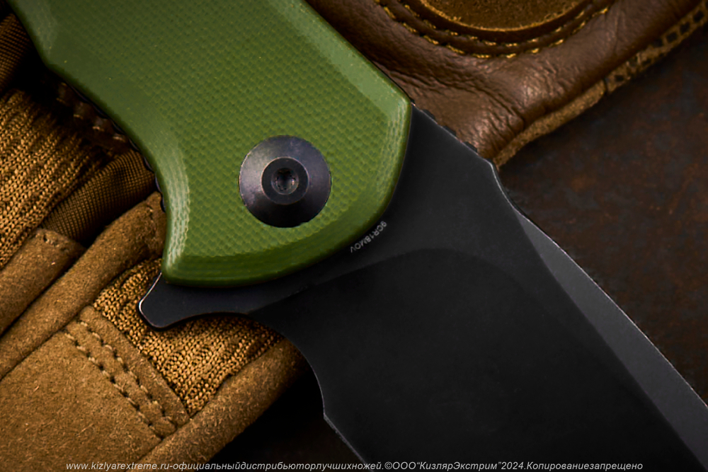 Нож Civivi Praxis C803F сталь 9Cr18MoV BlackWwash рукоять OD Green G10