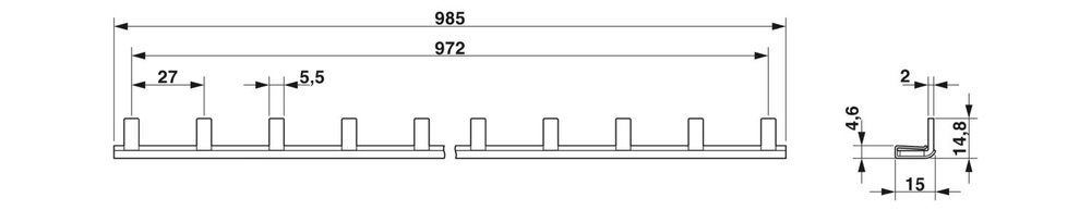 1022237 - TMC 7 B1 80 37 CA - Монтажная перемычка