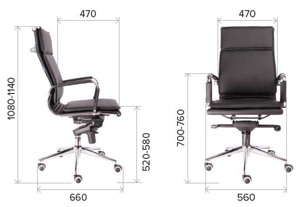 Кресло Everprof Nerey M Экокожа Бежевый