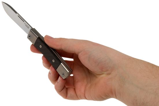 Складной нож Lion Steel "BestMan" L/BM2 CF c клинком из стали Böhler M390 Microclean®, рукоять карбон