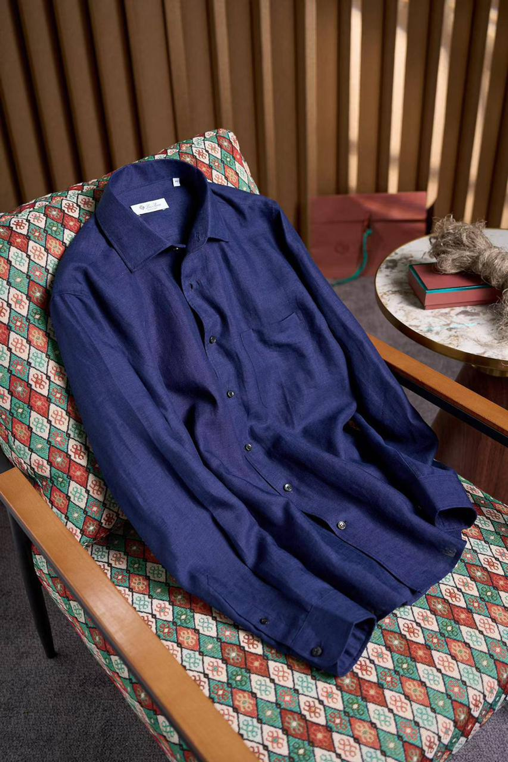 Льняная рубашка Loro Piana