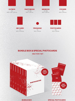 Альбом BABYMONSTER - BABYMONS7ER 1st Mini Album YG TAG ALBUM RANDOM Version
