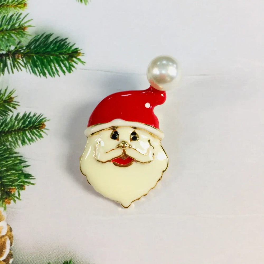 Брошь «Новогодняя Коллекция- Дед Мороз» 4*2,5 см