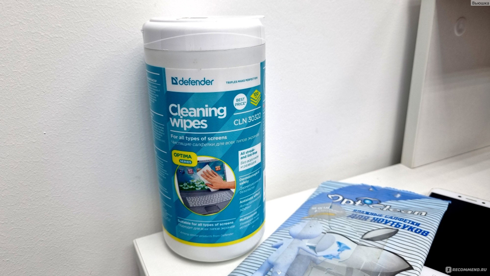 Чистящие салфетки DEFENDER CLN30322 100 шт