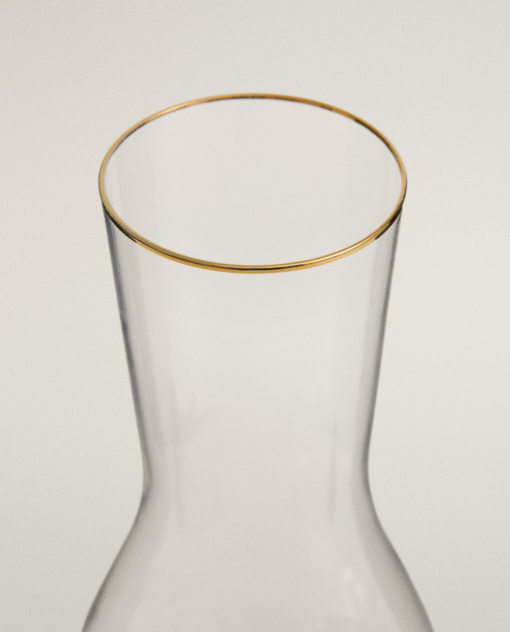 Zara Home кувшин из стекла, цвет золотой, 26 см
