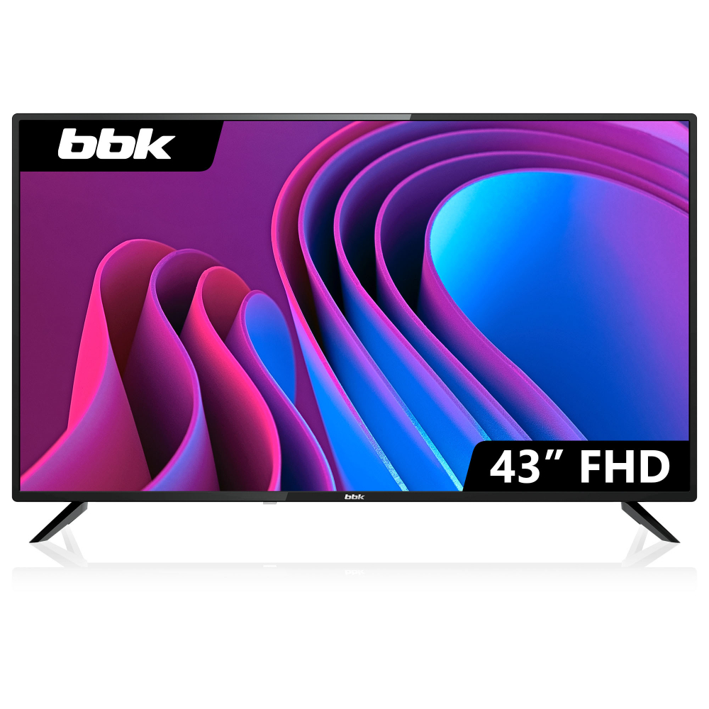 Телевизор ЖК 43" BBK 43LEM-9101/FTS2C черный