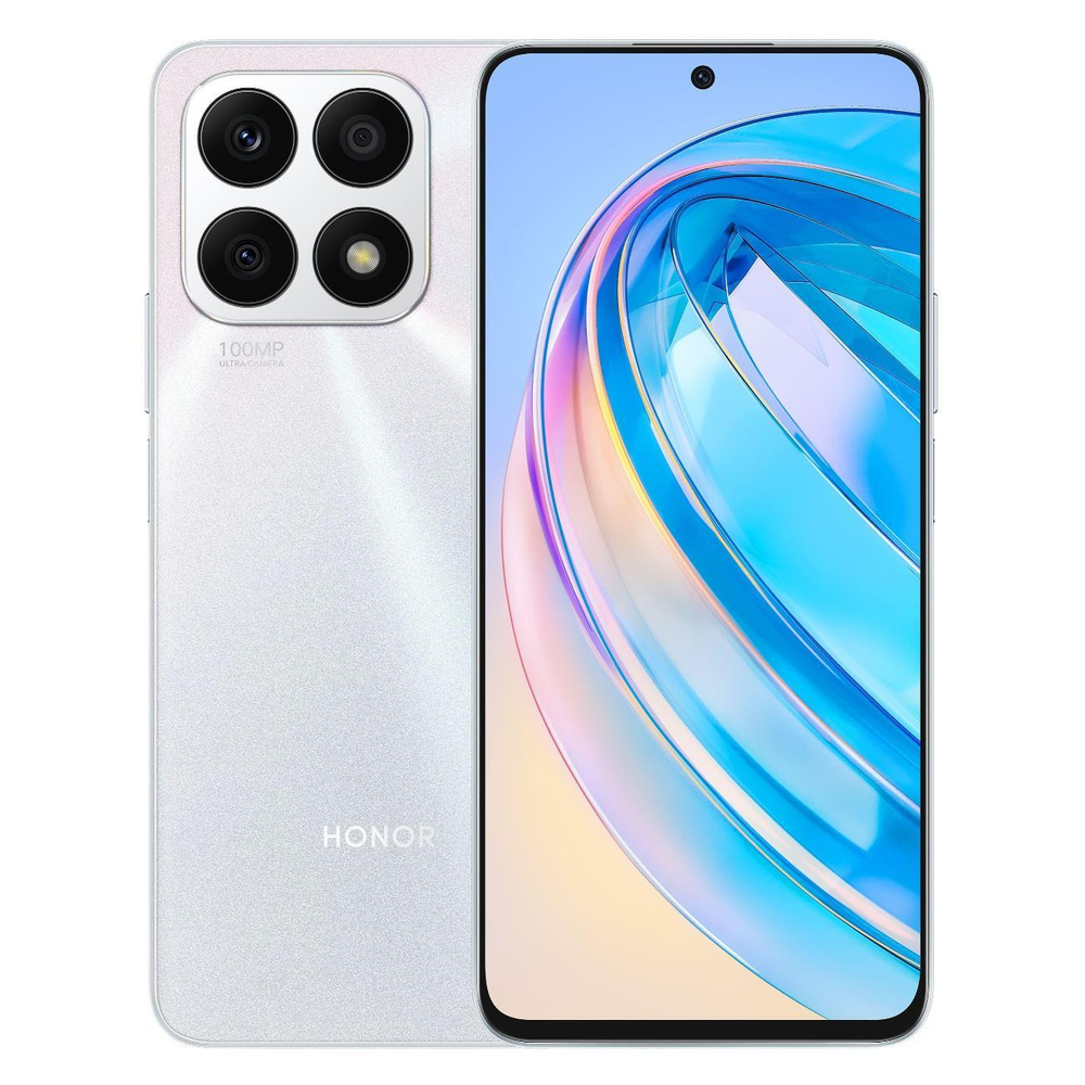 Смартфон Honor X8A 6/128GB RU Silver