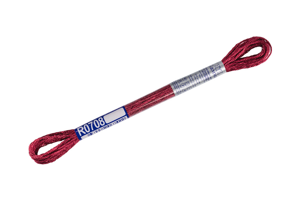 Мулине "Gamma", 8 м, 100% вискоза, №R0708