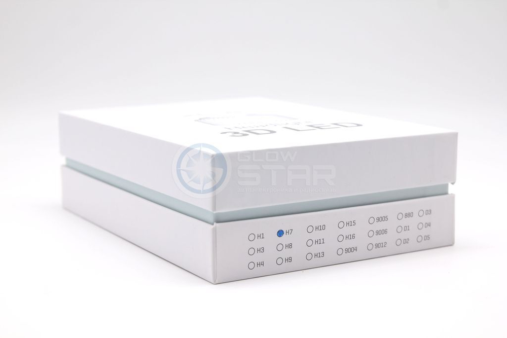 Cветодиодные лампы H7 M9 3D LED360 35W, 5500 - 6000K, (комплект 2шт)