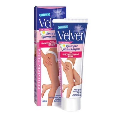 Velvet крем для депиляции для чувствительной кожи