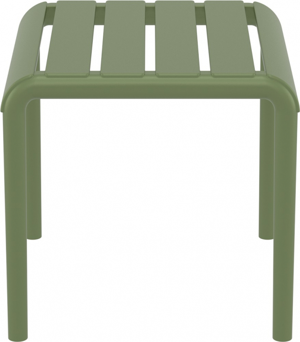 Столик пластиковый журнальный Siesta Contract Paris Side Table, оливковый