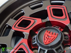 Диск колёсный BEAST OFFROAD 9606CN R17 8,5 ET0 Matte Black W Red Face