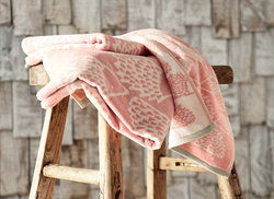 Полотенце 70х130 Blanc des Vosges Spike Blush