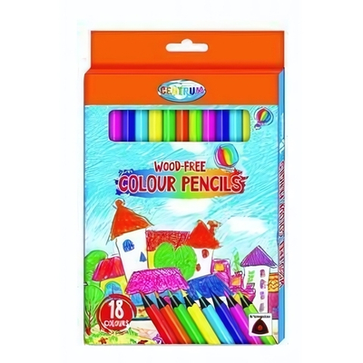 Карандаши 18цв. трехгранные, 17,7см (ЦентрумЛенд)