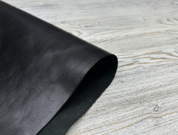 Кожа для бизнес сувениров Жаброн цв. Черный / Jabron Light Nero, толщ. 1,3-1,5 мм