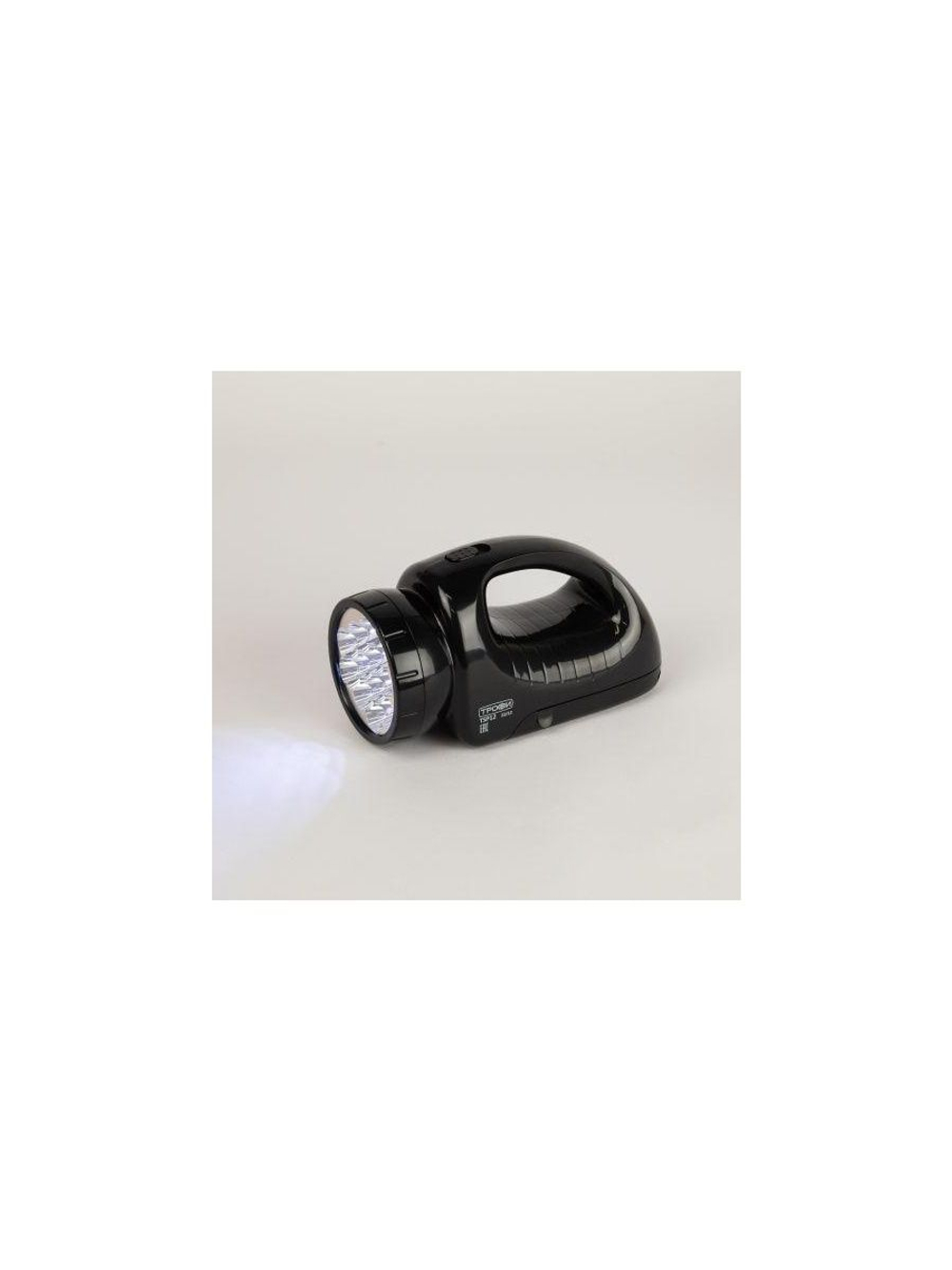 Фонарь-прожектор аккумуляторный TSP12 12 + 18LED аккум. 4В 1.8А.ч ЗУ 220В (картон. упак.) Трофи C0045551