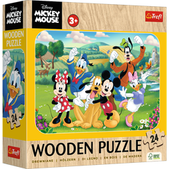 Pazl \ Puzzle \ Пазлы Puzzles - "24 Wooden Puzzle" - Mickey and Friends / Disney Mickey Mouse and Friends
