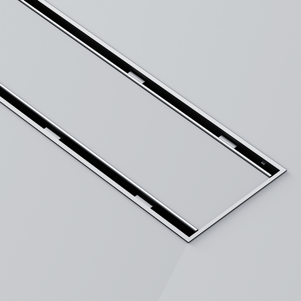 Душевой лоток AM.PM PrimeFlow 50 W02SC-U11-050-04SB с решеткой Хром матовый / под плитку Tile