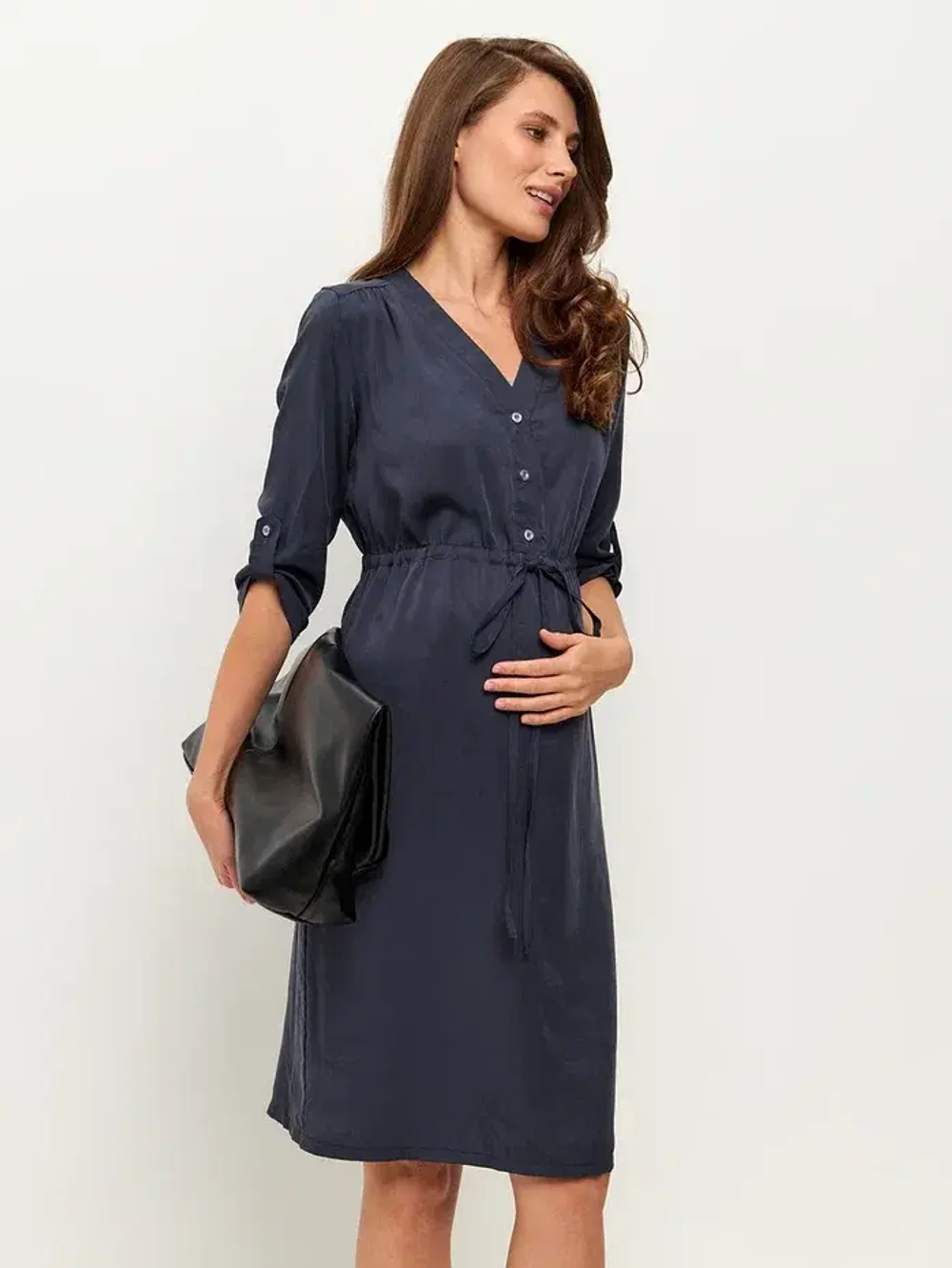 Платье-рубашка "Джина" для беременных и кормящих мам