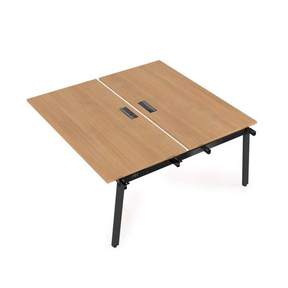 10БДС.289 Стол системы Бенч, сдвоенный, на 2 рабочих места - средний (1400*1635*750)