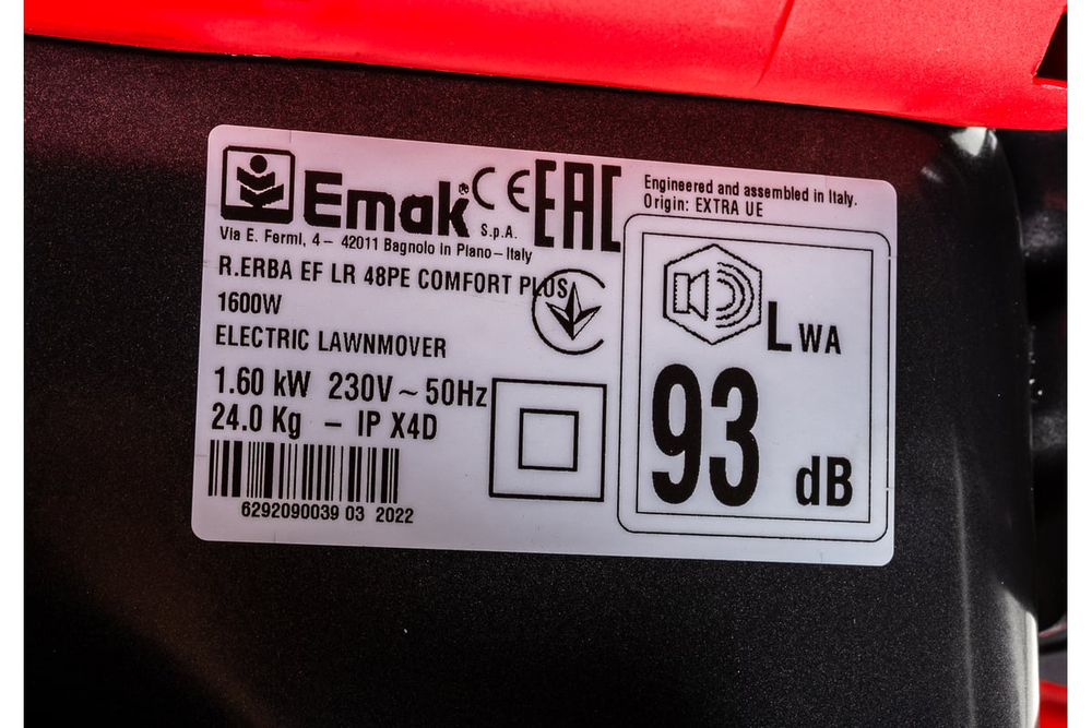 Газонокосилка электрическая (электрокосилка) EFCO LR 48 PE COMFORT PLUS